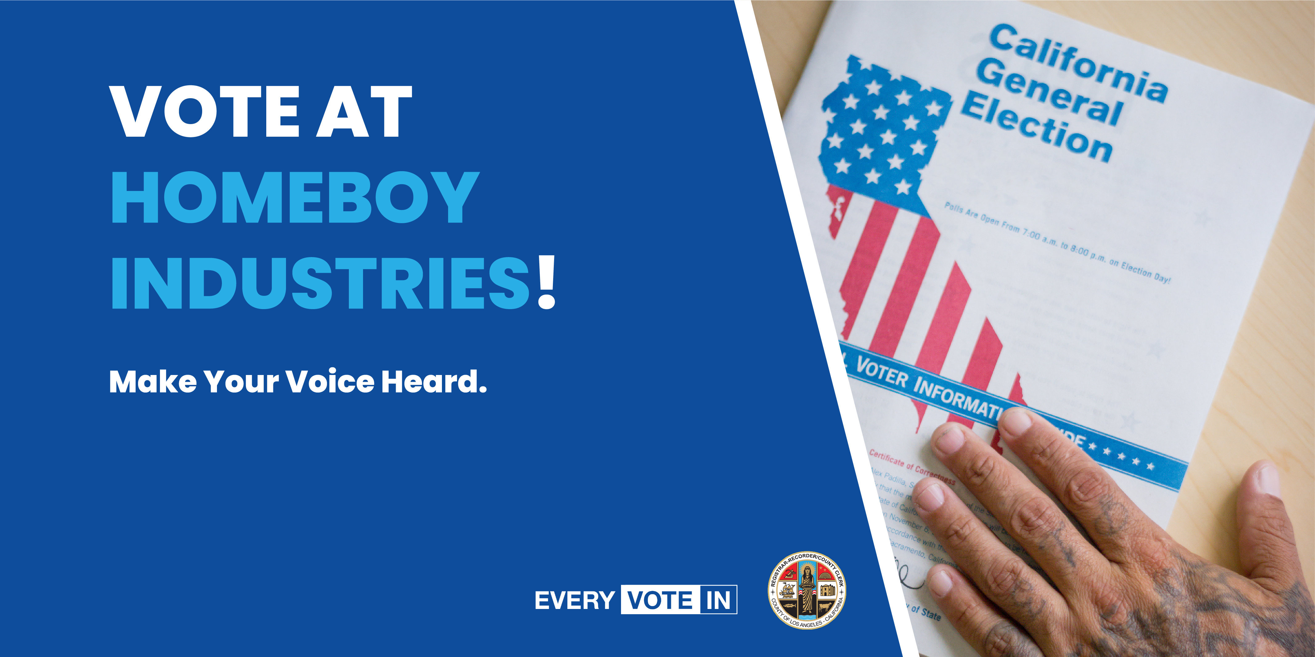 CAST YOUR VOTE AT HOMEBOY INDUSTRIES!